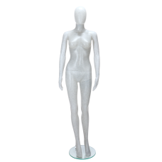 Female Salt 'n' Pepper Egg-Head Mannequin 345