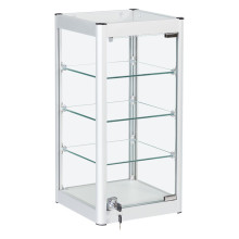 Counter Top Showcase Display Cabinet Silver 600mm