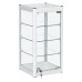 Counter Top Showcase Display Cabinet Silver 600mm Counter Top Showcase Display Cabinet Silver 600mm