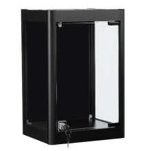 Mini Wall Mounted Showcase Black