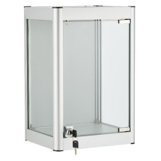 Mini Wall Mounted Showcase Silver