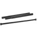 Double Height Heavy Duty Adult Black Garment Rail