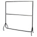 Double Height Heavy Duty Adult Black Garment Rail