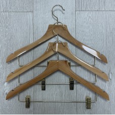 Adult Wooden Clip Hanger 44.5cm 