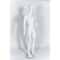 Male Matt White Plastic Mannequin Abstract Egg-head 322