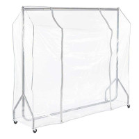 Clear PVC Garment Rail Covers