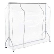 Clear PVC Garment Rail Covers