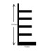 Wall Shelving 1810 H x 470mm Base 