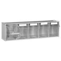 Van Storage Tilt Bin 5 Grey & Locking Bar
