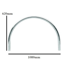 Semi Circle Tube 25mm