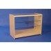 Glass Fronted Showcase 1200mm 2 Shelves Maple 
