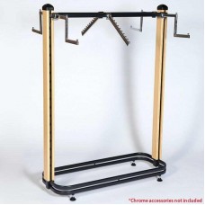 Cladded Twin Slot Clothing Rail (Various Sizes)