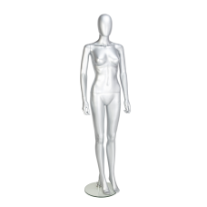 Ex-Display Female Painted Gloss Silver Egg-Head