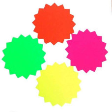 Large Dayglo Stars