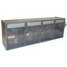 Van Storage Tilt Bin 4 Grey & Locking Bar